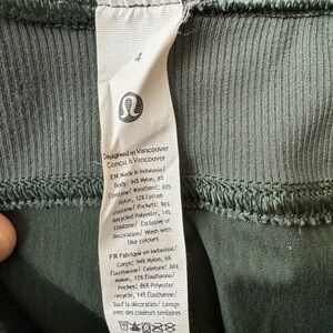 Lululemon Forest Green Yoga Pants